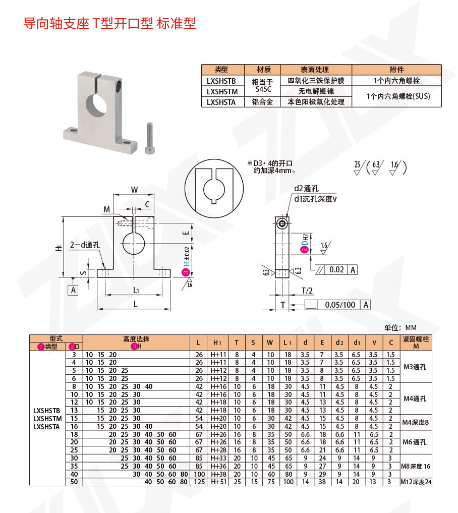 41軸支座 T型開(kāi)口型 標(biāo)準(zhǔn)型 41軸支座 T型開(kāi)口型 標(biāo)準(zhǔn)型